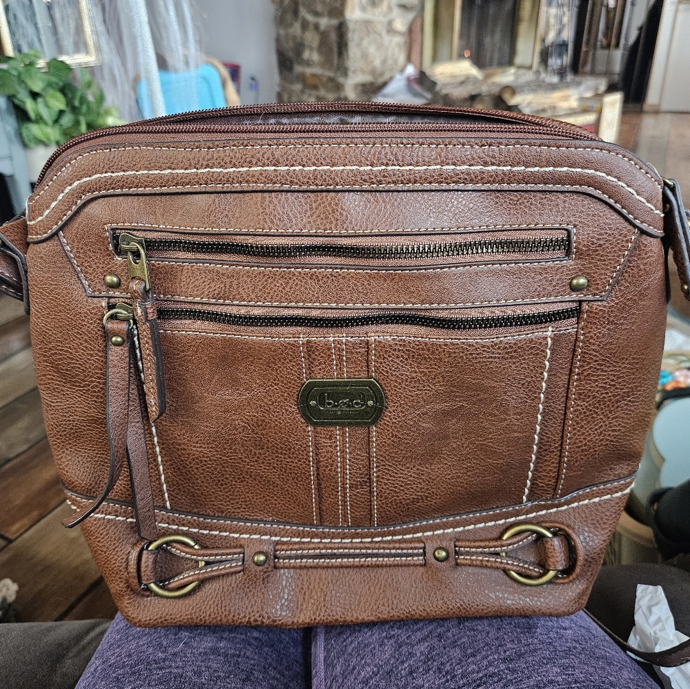 Born Concept B.O.C purse brown faux leather